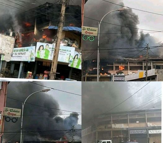 Incendie au Marché Central de Yaoundé : Le Secteur Niki Vente en Gros Touché