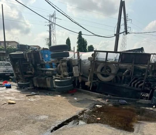 Grave accident à Abobo-Dokui : Un camion-citerne fait une sortie de route