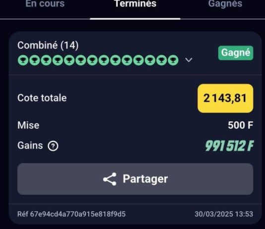 Côte d’Ivoire : Un parieur remporte 900 000 FCFA sur Betclic… mais voit son compte bloqué !